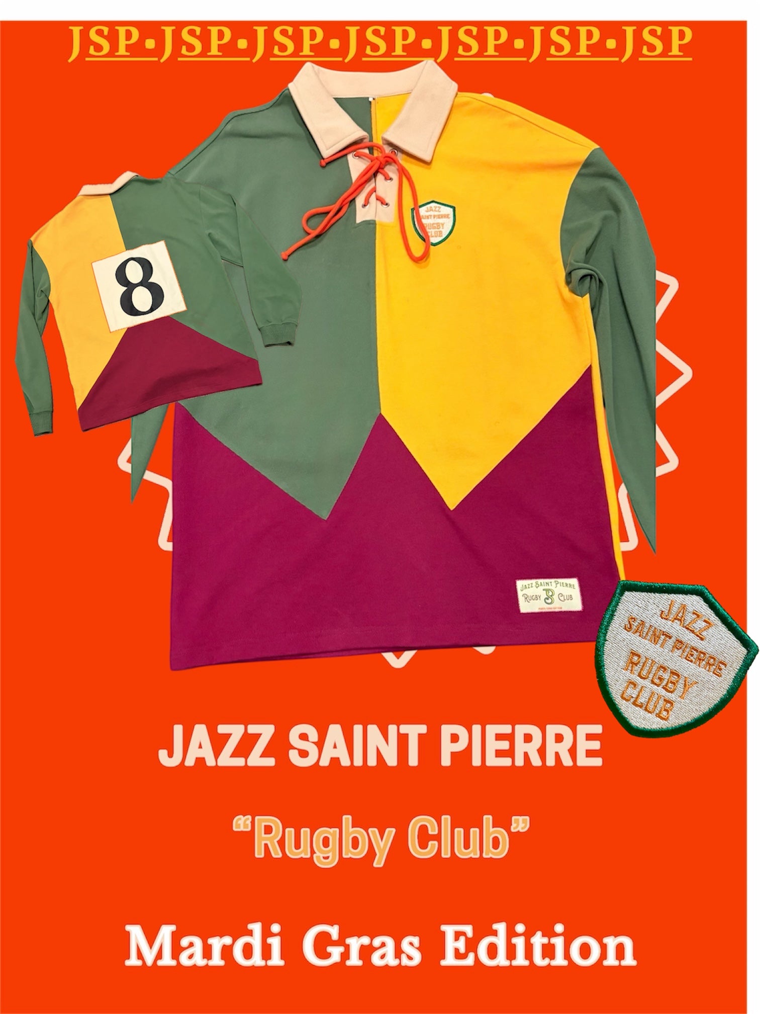 JSP Mardi Gras Edition Rugby.